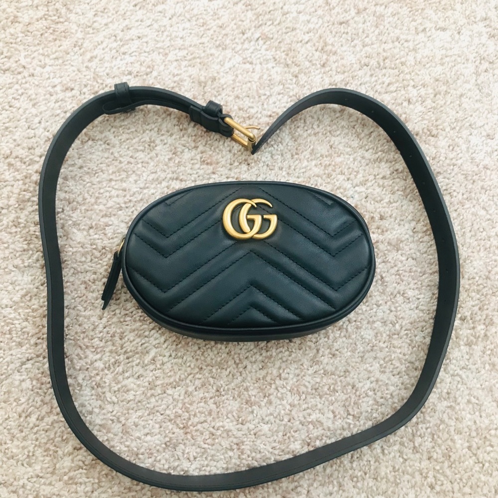 NFSGG Marmont 2.0 Matelassé Leather Belt Bag 85